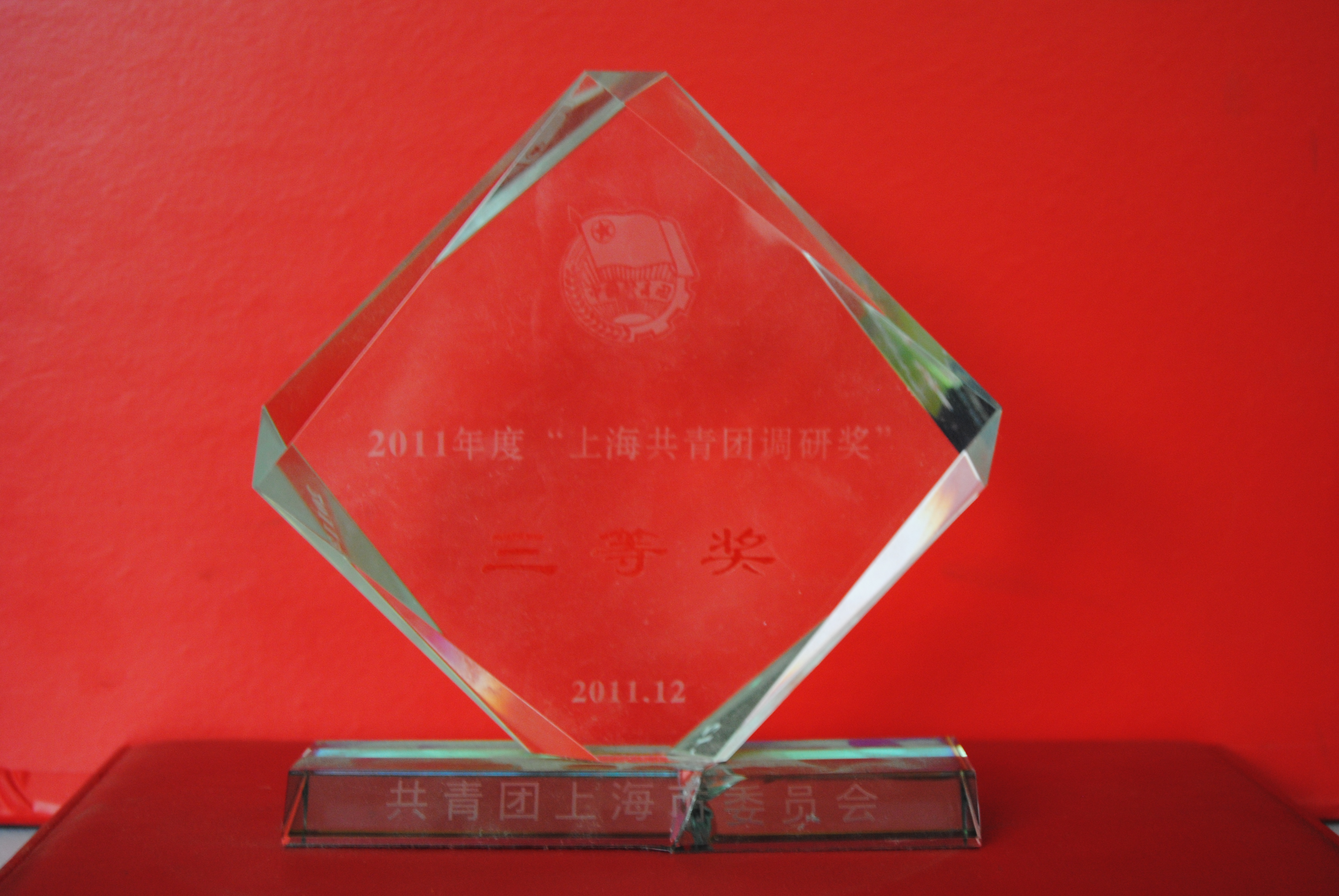 2011年度“上海共青团调研奖”三等奖
